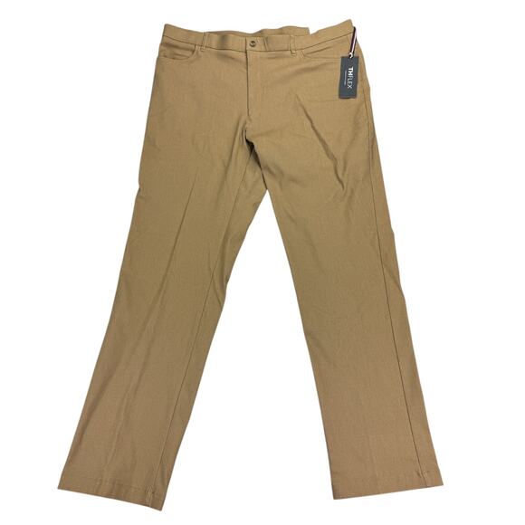 Tommy Hilfiger Other - Tommy Hilfiger Mens TH Flex Finn Modern Fit Twill Pants Tan Brown 38x32